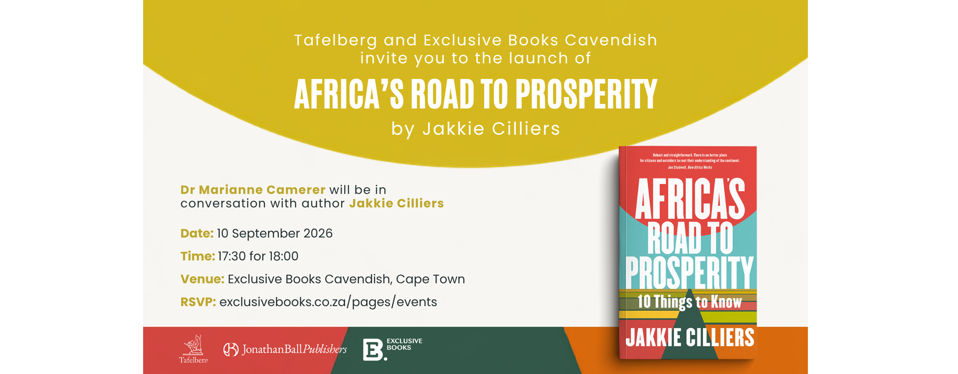 Book Launch 3: Africa's Road to Prosperity