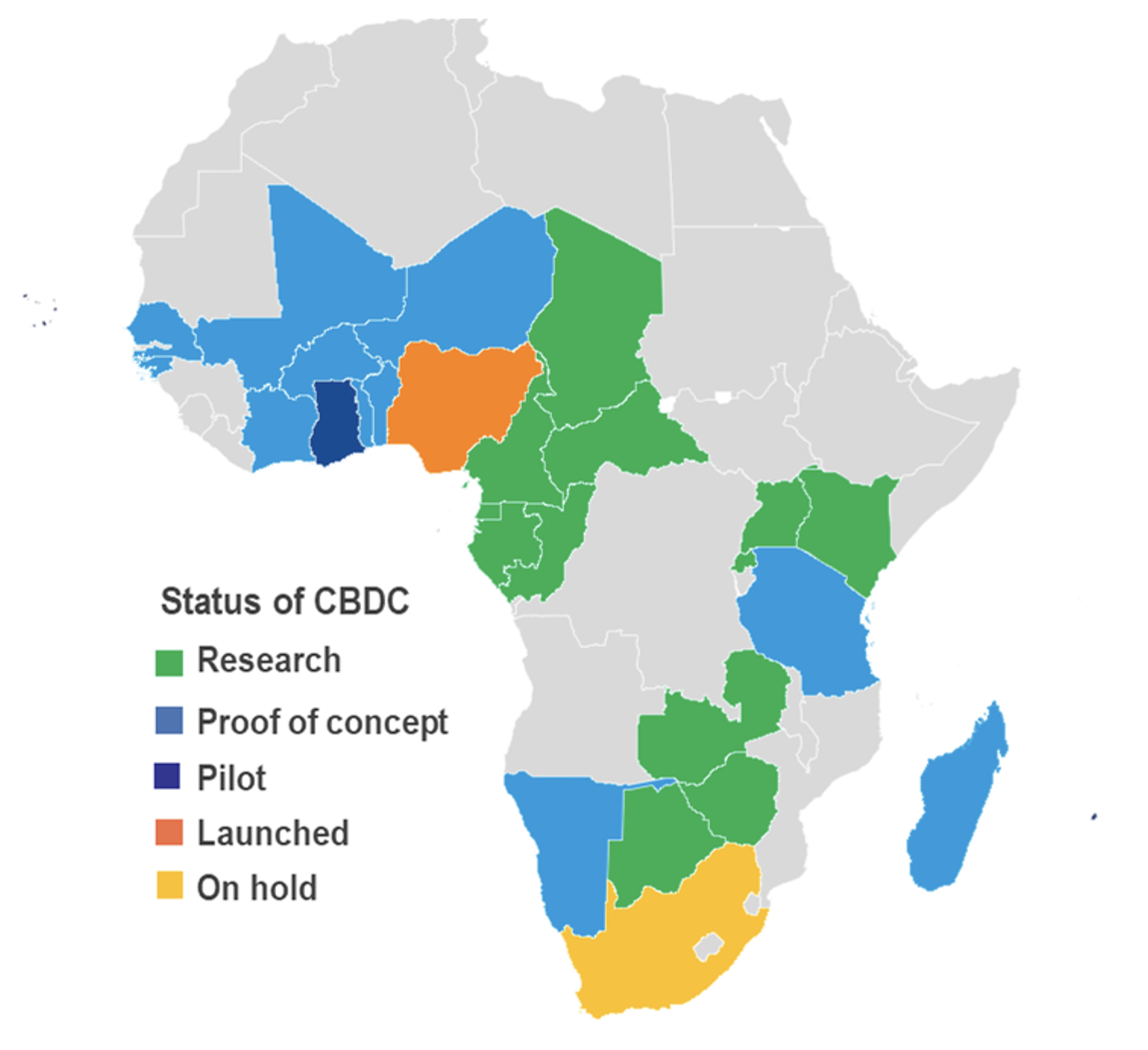 African countries race to mint CBDCs